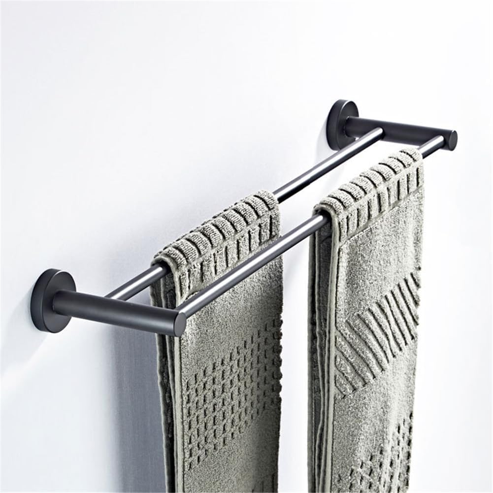 281P02_(Black) Double Towel Bar