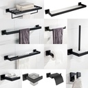 293P03_(Black) Single Towel Bar