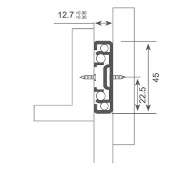 NCL-4510-350 - 14'' (1.1) Ball Bearing Slide_(Black)