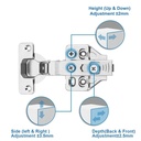 CH-293A-3D-F-(3/4) Hinge