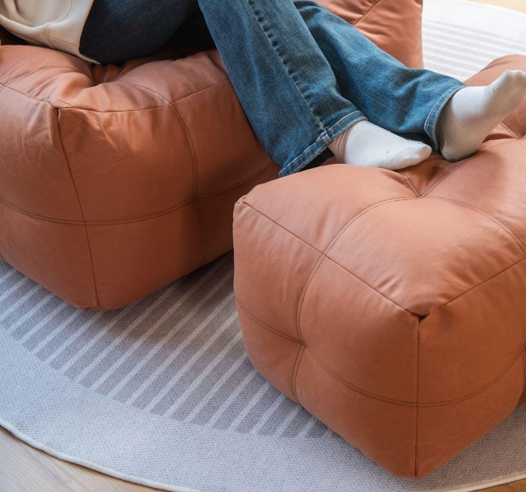 BB8075 Lazy Sofa with Ottoman