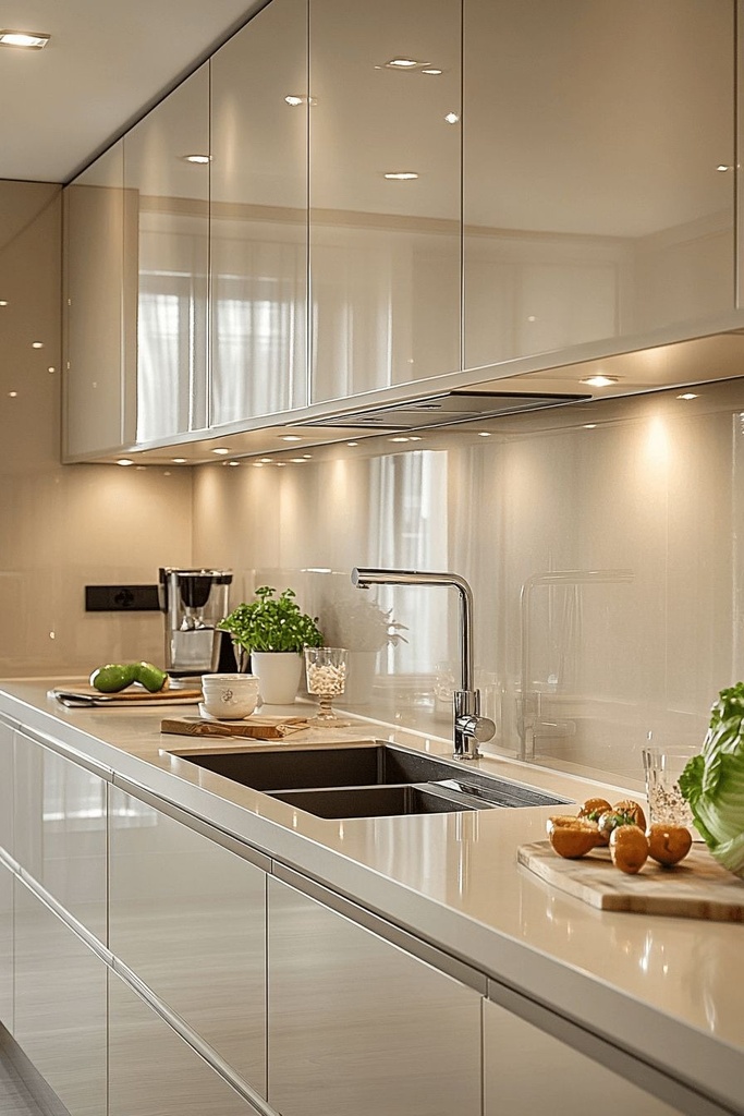 CB1404 - Quartz Carrara Crema-(3000*700*15mm)