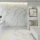 U34 - PVC Nano Board (White-Grey Calacatta)