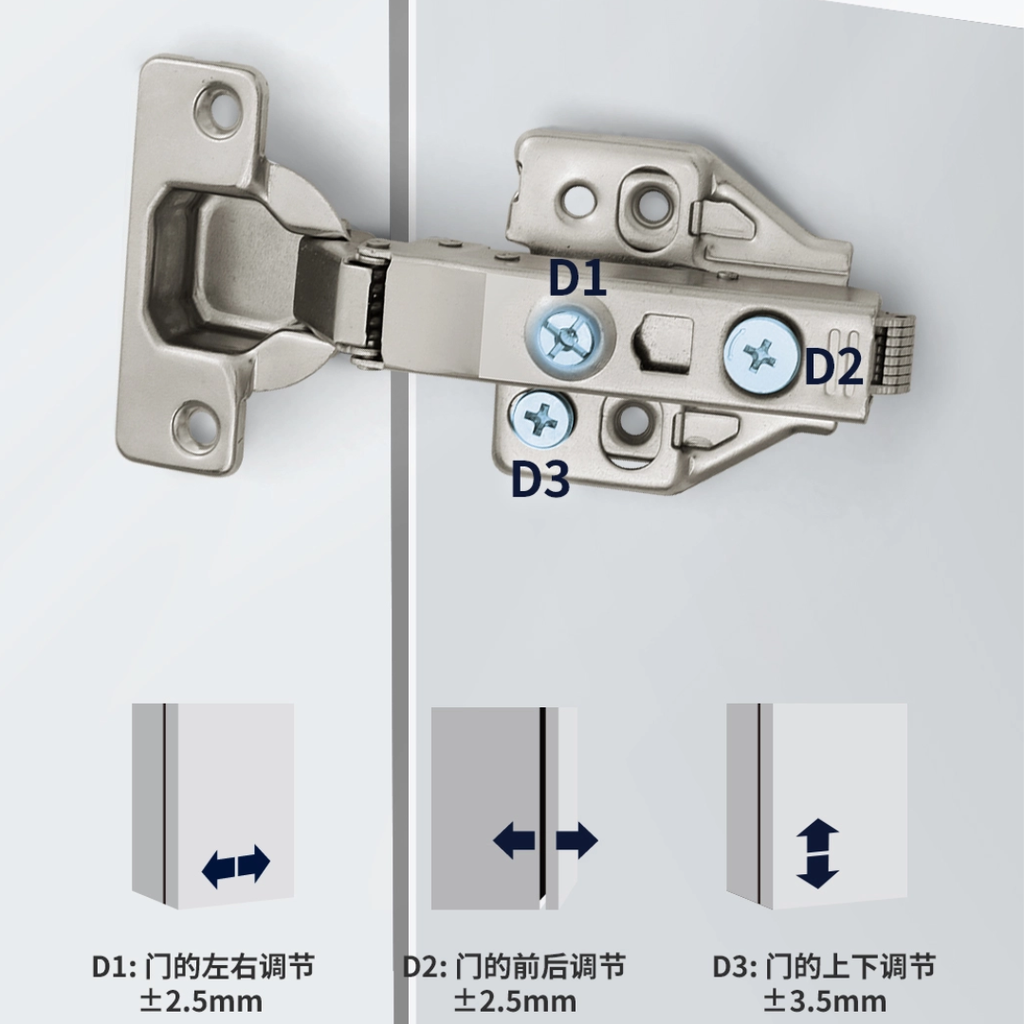 E810A 3D F (3/4) Hinge