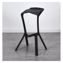 XH-8068_(Black) Fixed 4-leg Bar chair_(Black)