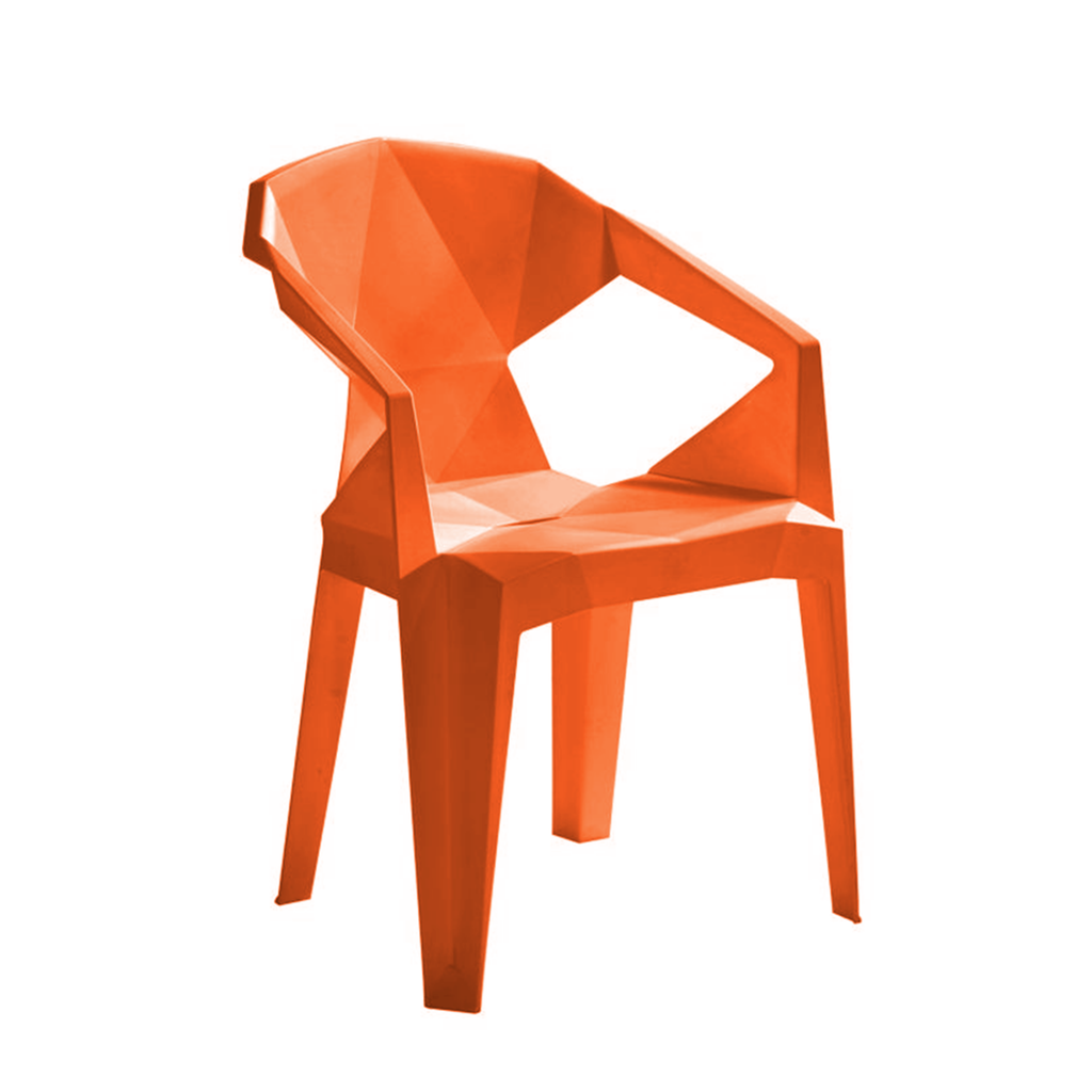 A336_(Red) Polypropylene Chair