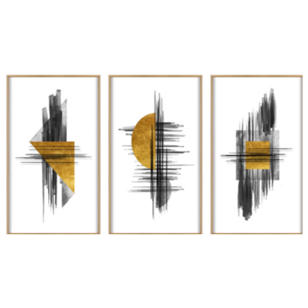 LH003 Set of 3(60*90) Glass Painting