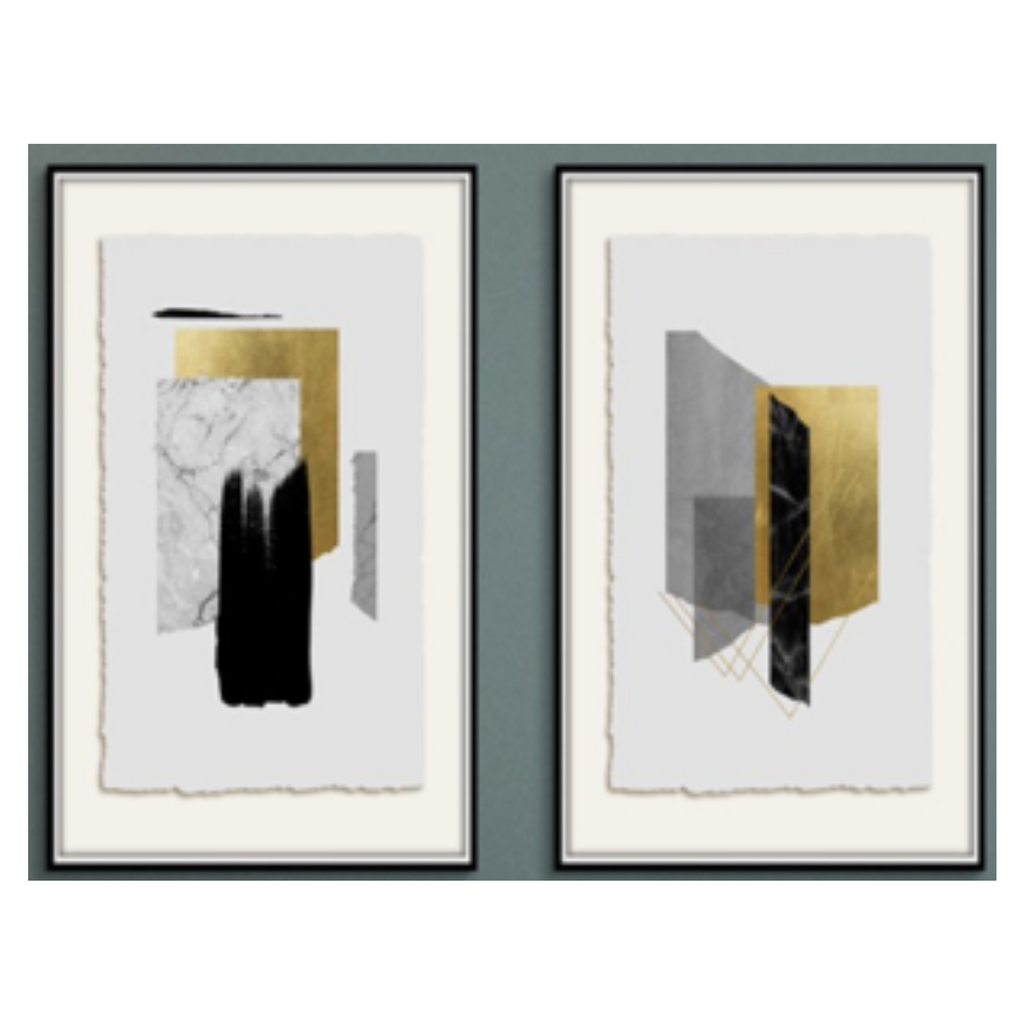 LH018 Set of 2(60*80) Glass Painting