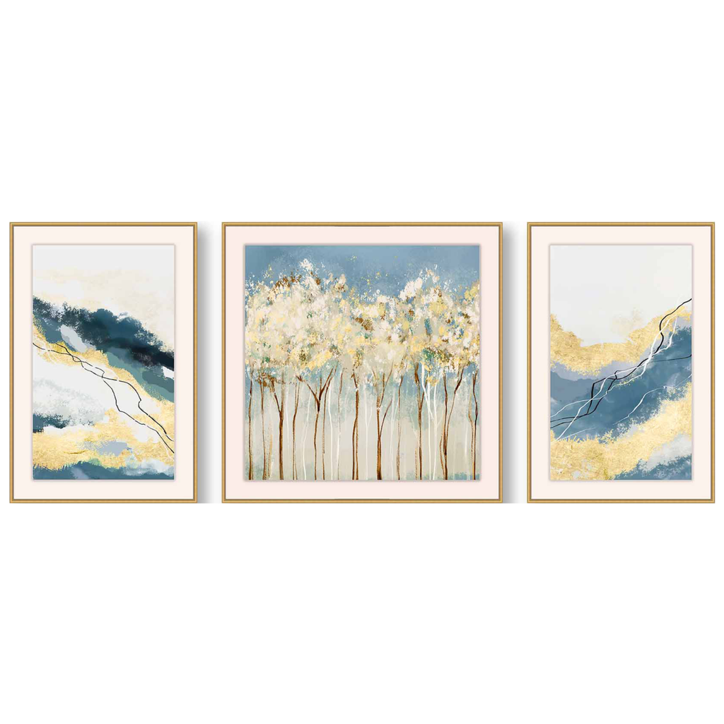 LH024 Set of 3(40*60) Glass Painting