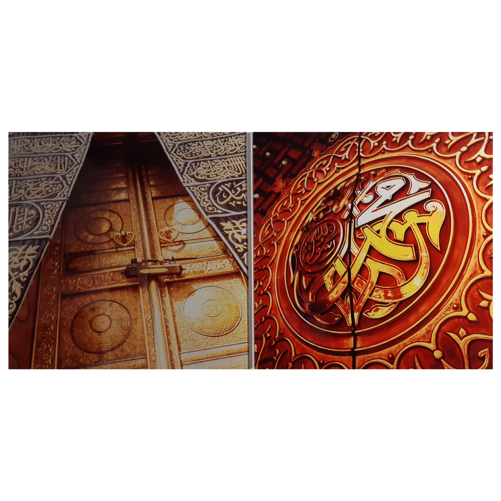 MD44-LH022-Set of 2(40*40) Glass Painting