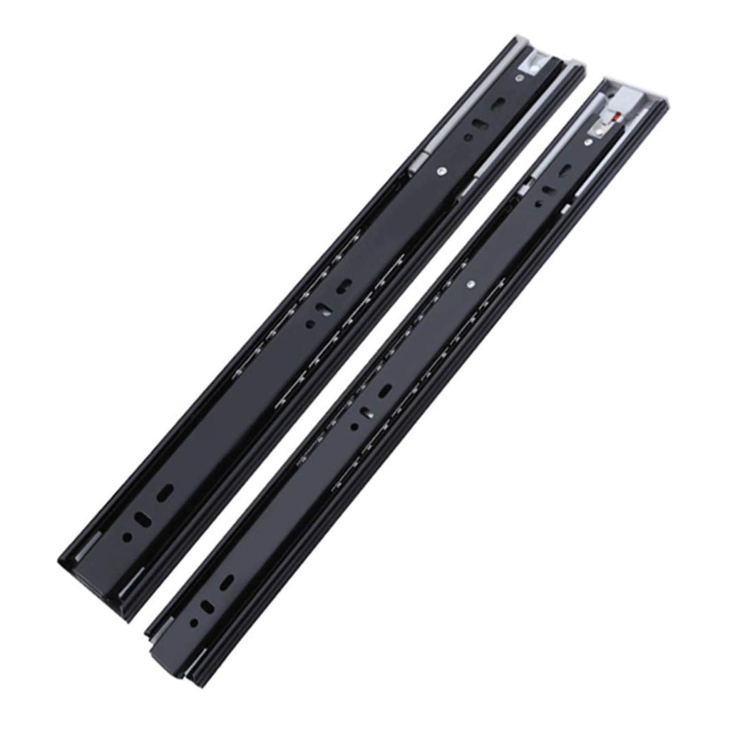 DY4507BK(1.5)-450 Soft Close Ball Bearing Rail_(Black)