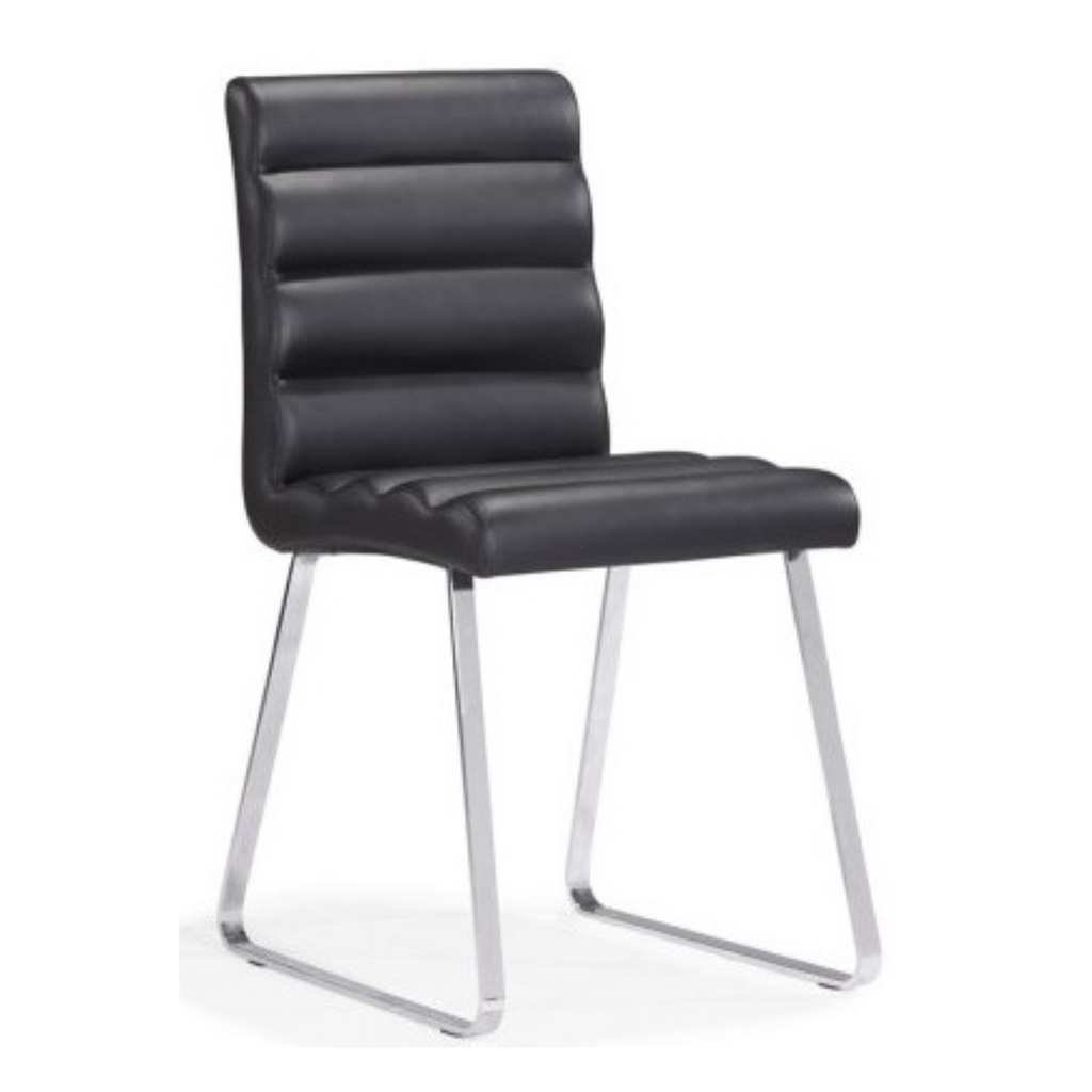 A012(Black) Dining Chair_(Black)