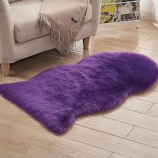 C05 - Purple Sheepskin 60x90cm_(Purple)