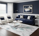 C35-2 - (1.6x2.3) Grey Pyramid Rug Carpet 1m60x2m30_(Grey)