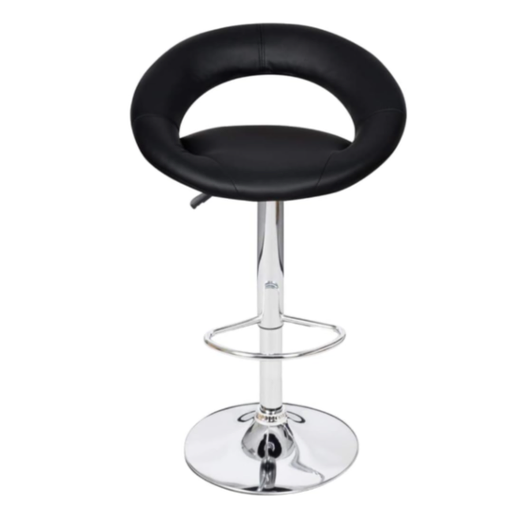HC-B3006_(Black) Bar Chair_(Black)