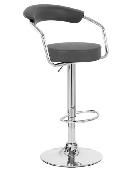 HC-B3008_(Grey) Bar Chair Defect