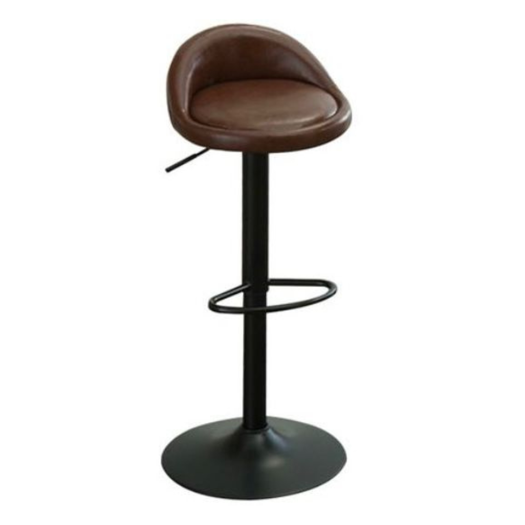 HC-B3013_(Dark Brown) Bar Chair