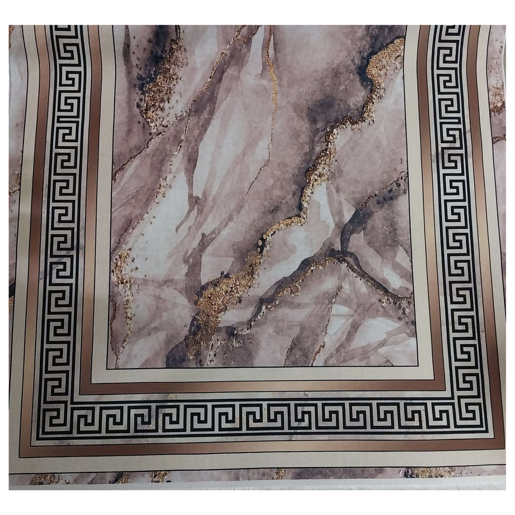 H-05 (Carpet) Carpet 1m60x2m30_(Rose Gold Marble Rug)