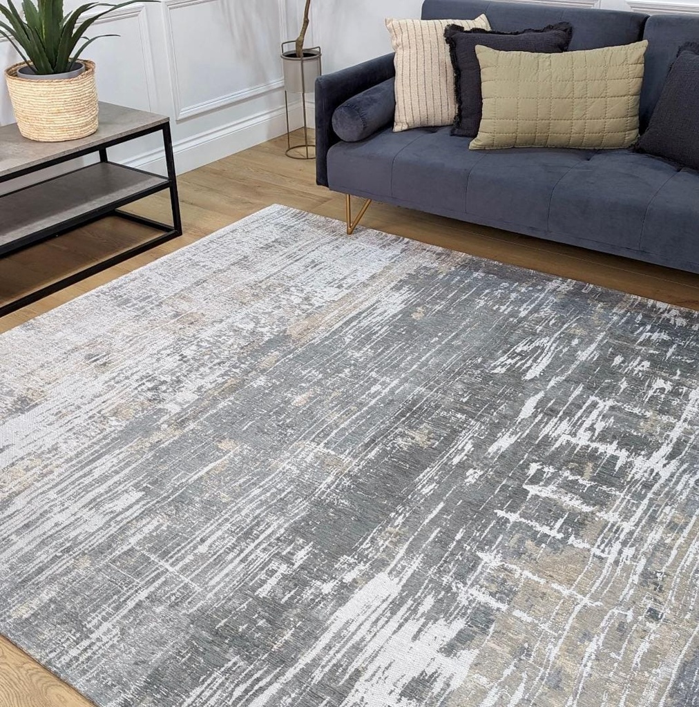 H-08 (Carpet) Carpet 1m60x2m30_(Streaked Glass Effect Rug)