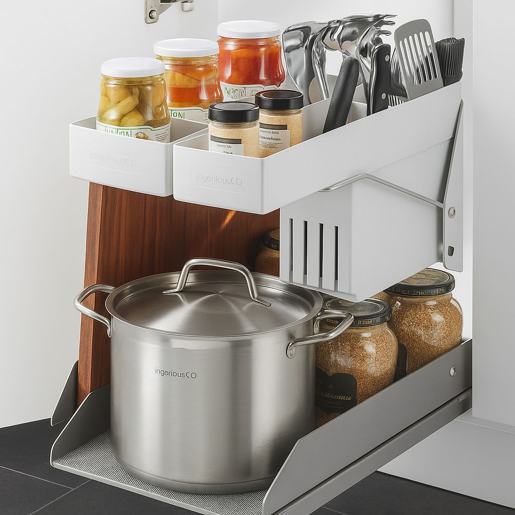 306071 Pull-Out Basket_(Chrome)