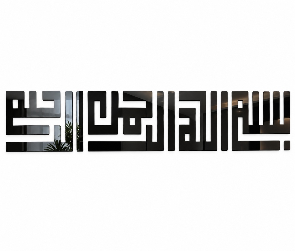 LA003_(Black) Mirror Sticker_(Black)