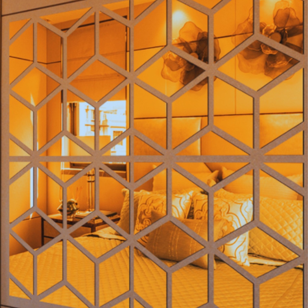 LA066(S) - Bronze Mirror Sticker_(Bronze)