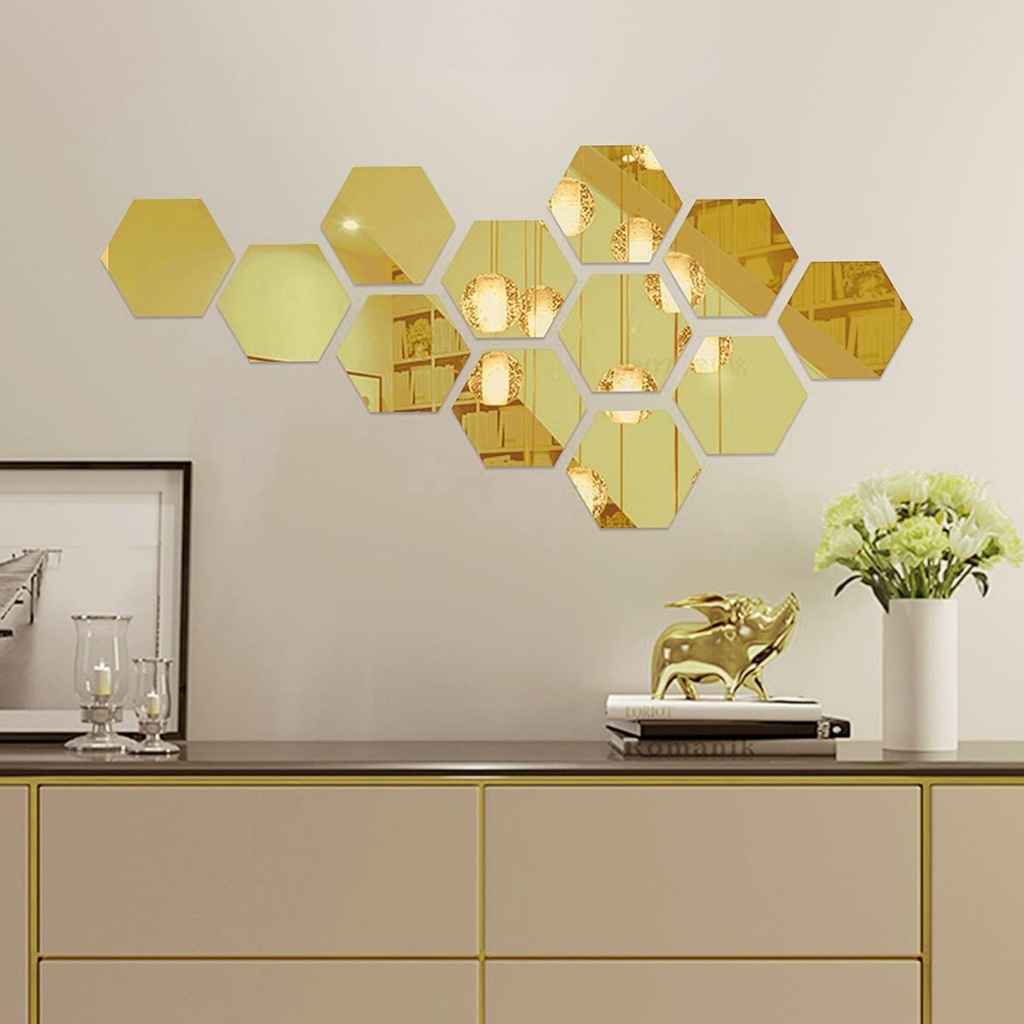 LKA-205 Gold Mirror Sticker