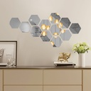 LKA-205 Silver Mirror Sticker