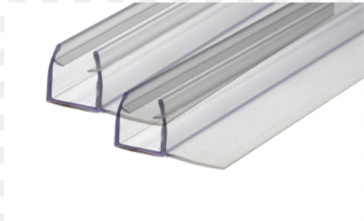 Rubber 180Degree(8mm) Shower Enclosure Rubber_(Transparent)