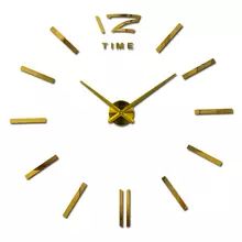 12S003-G DIY Sticker Clock_(Gold)