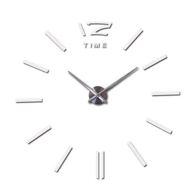 12S003-S DIY Sticker Clock_(Silver)