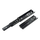 NCL-4510-250 - 10'' (1.1) Ball Bearing Drawer Rail_(Black)
