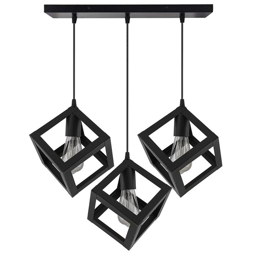 XL1002-3 - Trio Cube Pendant Lamp