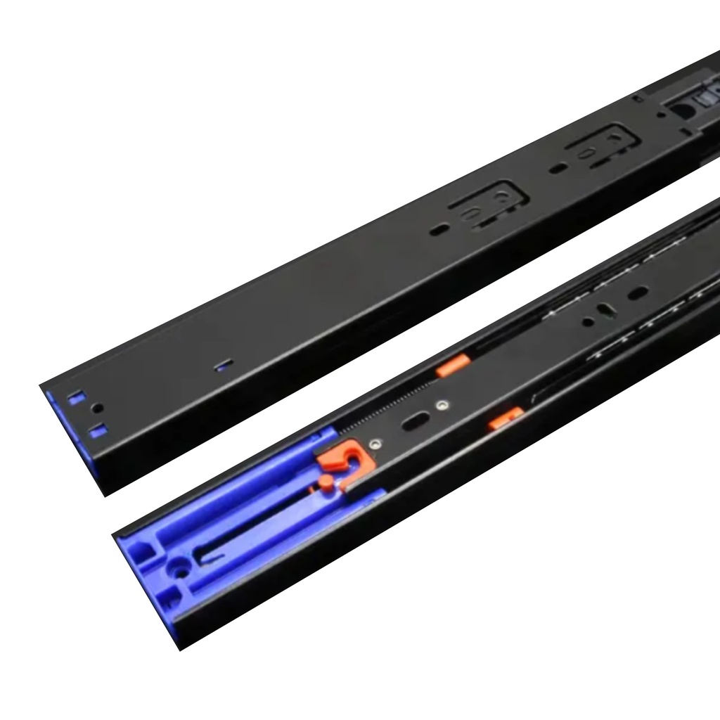 SH4605FC-(BK) 16''(400mm) Soft Close Ball Bearing Drawer Rail