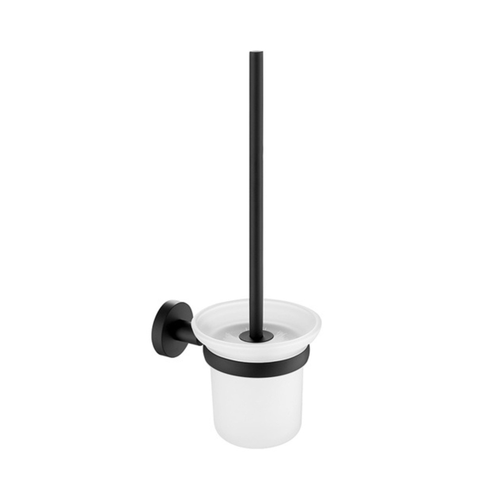 281P09_(Black) Toilet Brush & Holder