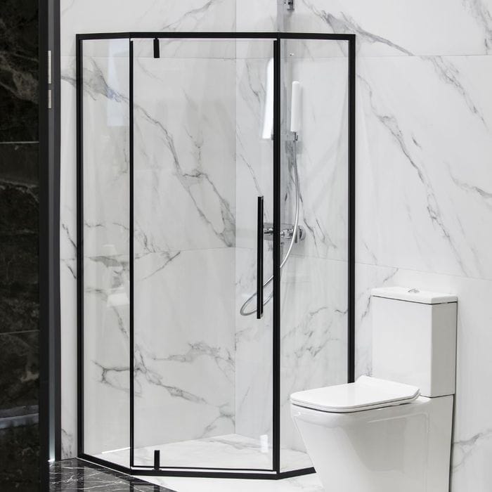 TNS011B - Diamond Shape Corner Shower Enclosure