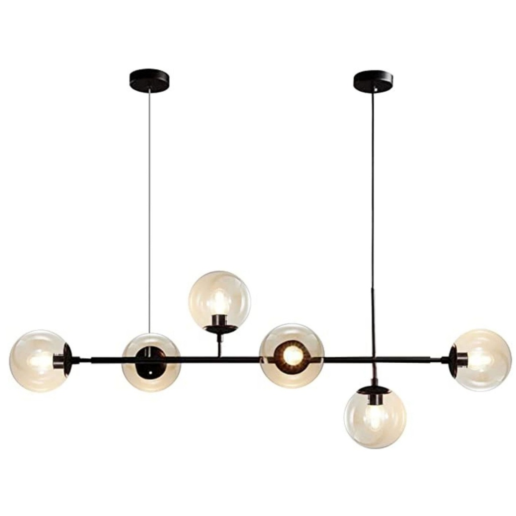 LG2313-6BL Black Pendant Lamp