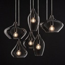 5446-6CH-Smoky Pendant Lamp