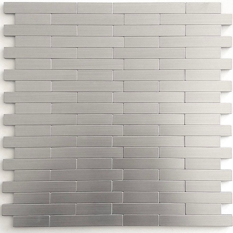 MM-004 Mosaic_(Brushed Stainless Steel)