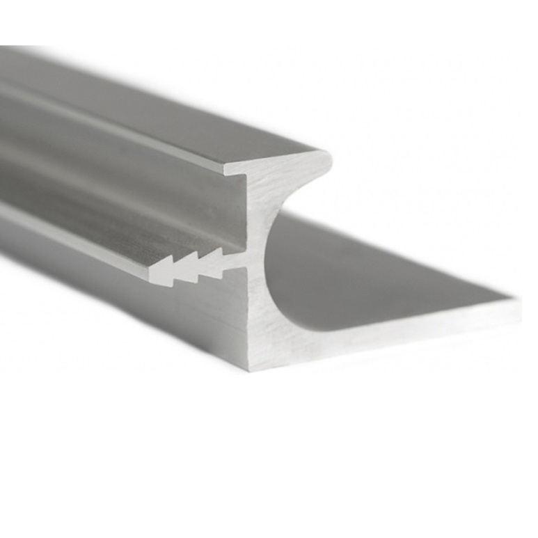 JS-BL073_(Silver) Aluminium Profile 3m