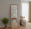 GS416 40*150mm Dark Brown Wall/Standing Mirror