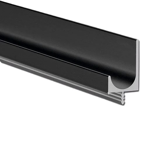 JS-BL073_(Black) Aluminium Profile 3m