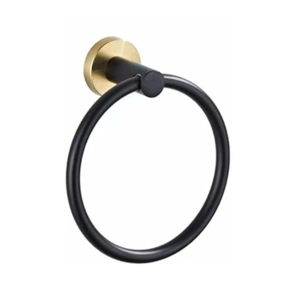 581P15_(Black and Gold) Towel Ring