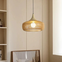 AQ2134 - Rustic Farmhouse Wooden Pendant Light
