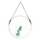 JH-MP0045 Narrow Edge Round Mirror 