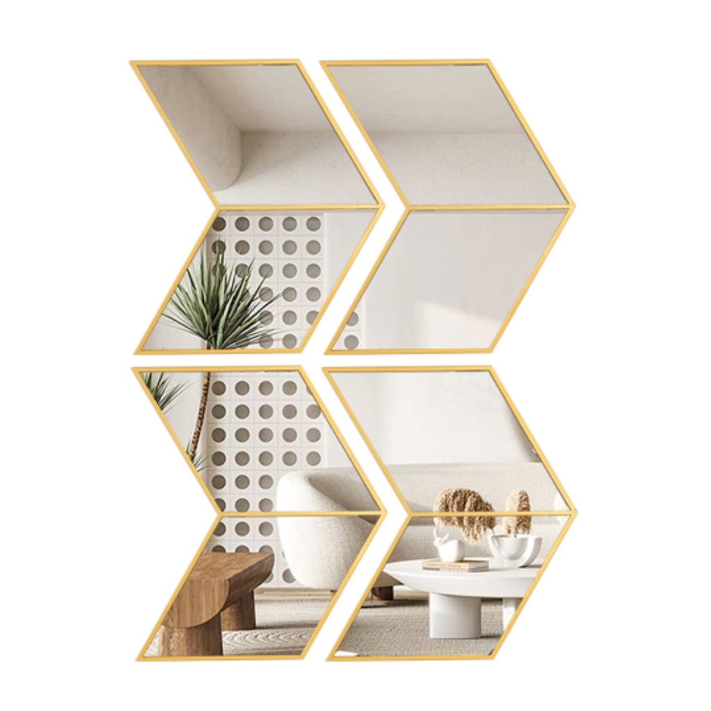 JH-MP0030B Bamboo Mirror 5 Piece Set