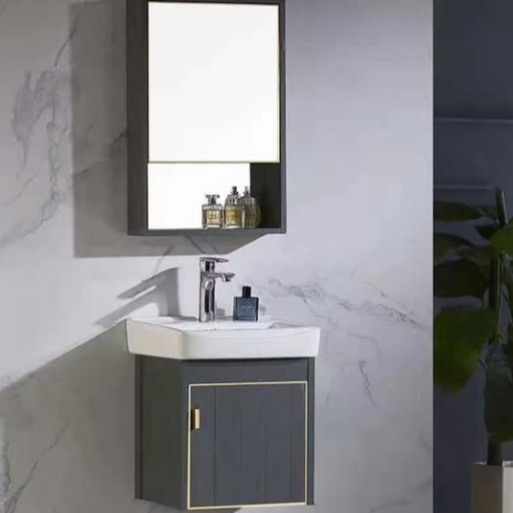 GS02-40 Dark Grey Cabinet Set