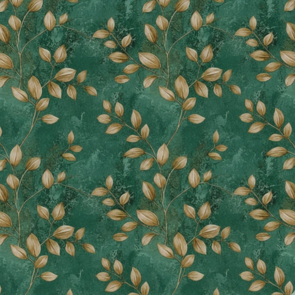 BL1145 Green Leaf - Wallpaper