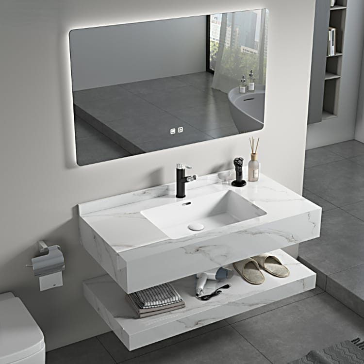 BG Dovetail Vein Sintered Stone Vanity