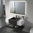 BW Eclipse White Sintered Stone Vanity 